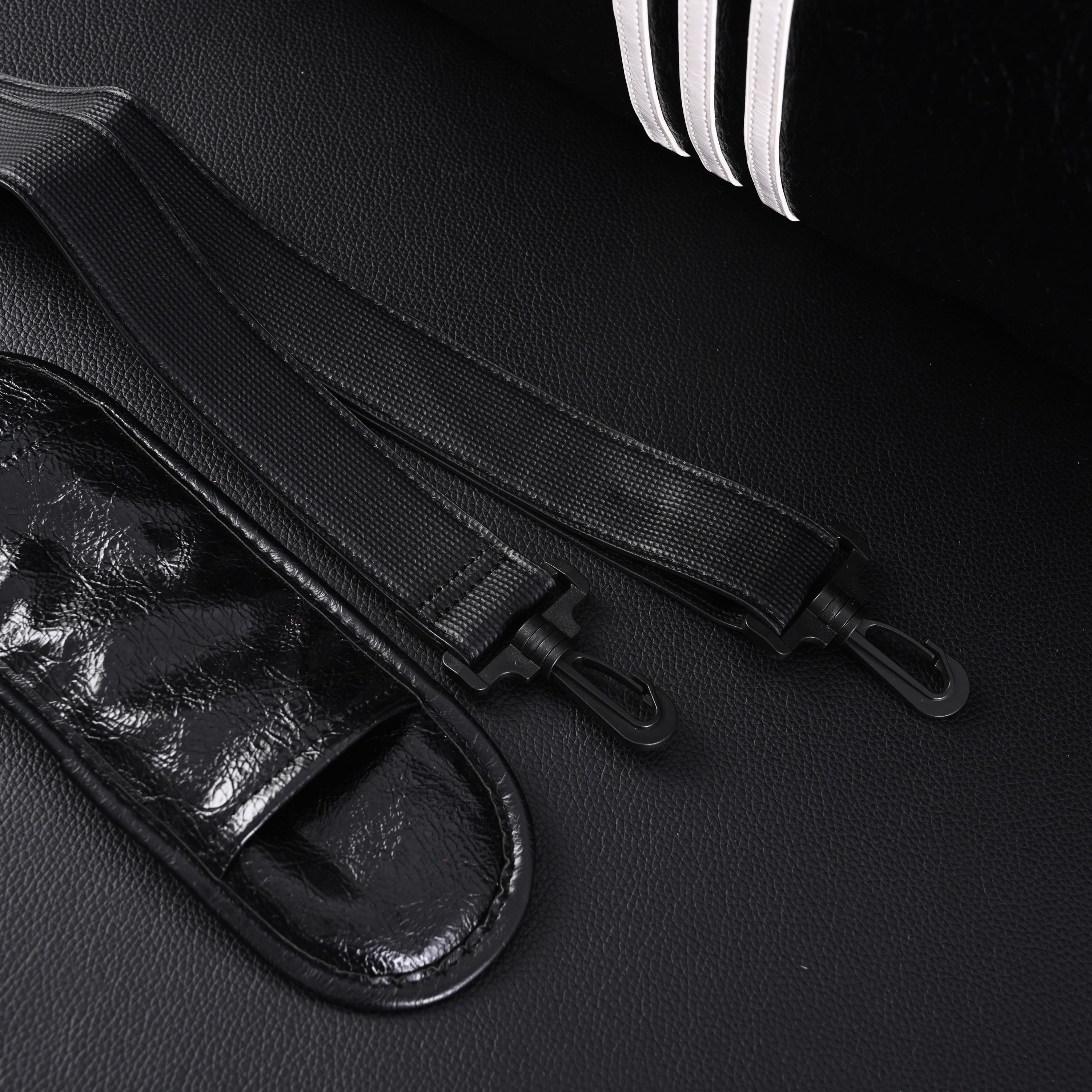 Balenciaga x adidas Large Duffel Travel Bag ¨C Black with Trefoil Logo and Triple Stripes