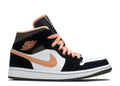 Air Jordan 1 Mid SE ‘Peach Mocha’ Unfading Sneaker